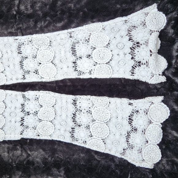 **HP** Nwt Gypsy 05 Sand Mantar Crochet Swim Cover Up Pants - Picture 9 of 14